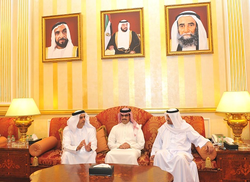 Saif bin Zayed offers condolences to Al Sharqi on death of Hamad bin Saif 